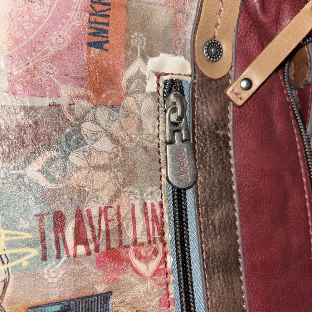 Anekke bag Travelling To India Crossbody Retired 2019 *Flaws* - Picture 6 of 11